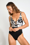 Maillot de bain 1 pièce noir SUZELLE MASTELLA - 2