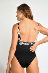 Maillot de bain 1 pièce noir SUZELLE MASTELLA - 3
