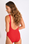 Maillot de bain 1 pièce rouge ULTIMA GECKO - 2