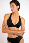 Maillot de bain 2 pièces triangle noir BAYRO & IRMA EDEN - 5