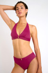 Maillot de bain 2 pièces triangle rose BAYRO & IRMA EDEN - 3