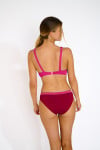 Maillot de bain 2 pièces bordeaux RAVI & BHARTIE FORMOSA