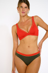 Maillot de bain 2 pièces kaki RAVI & BHARTIE FORMOSA - 3