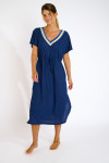 Robe bleue SARANDA SAMOS - 2