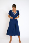 Robe bleue SARANDA SAMOS - 3