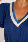 Robe bleue SARANDA SAMOS - 5