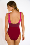 Maillot de bain 1 pièce bordeaux AMBRE FORMOSA - 7