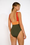 Maillot de bain 1 pièce kaki AMBRE FORMOSA