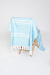 Fouta bleu ciel ATHOS HORTENSE - 1