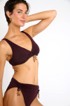 Maillot de bain 2 pièces marron CELAYA & YVANA MANDRAKI