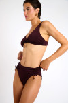 Maillot de bain 2 pièces marron CELAYA & YVANA MANDRAKI