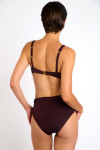 Maillot de bain 2 pièces marron CELAYA & YVANA MANDRAKI
