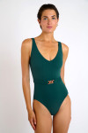Maillot de bain 1 pièce vert MANDINI MYRTOS - 2