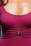 Maillot de bain une pièce rose MARYAM EDEN - 8