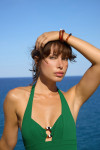 Maillot une pièce vert NATALIA THERMA - 1