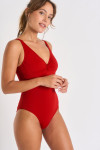 Maillot de bain une pièce rouge ruby NANCIE LAVANDOU - 3