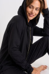 Veste de jogging noire PERIPLE VIATIQUE