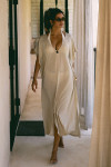 Robe longue dorée FABIOLA HAMAMET - 2