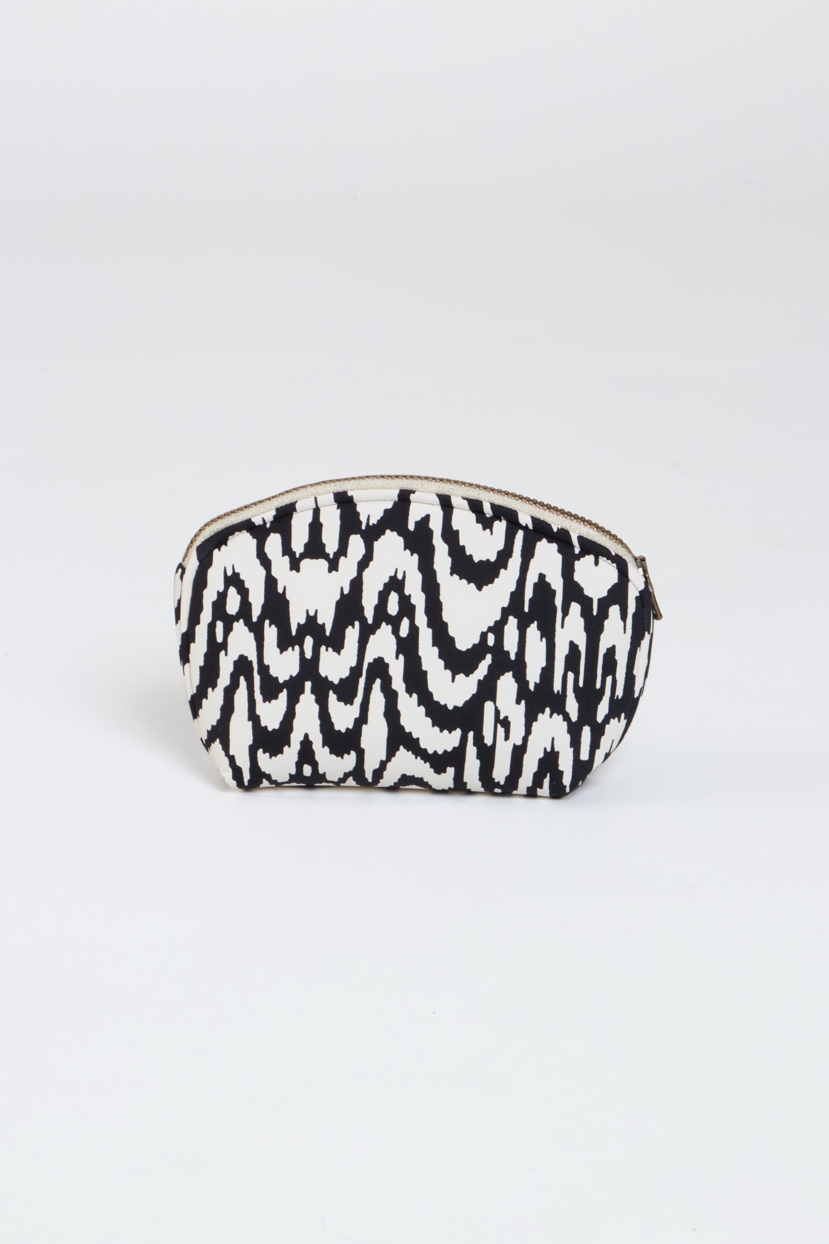 Pochette ANNA SALIS imprimé noir et écru - 2