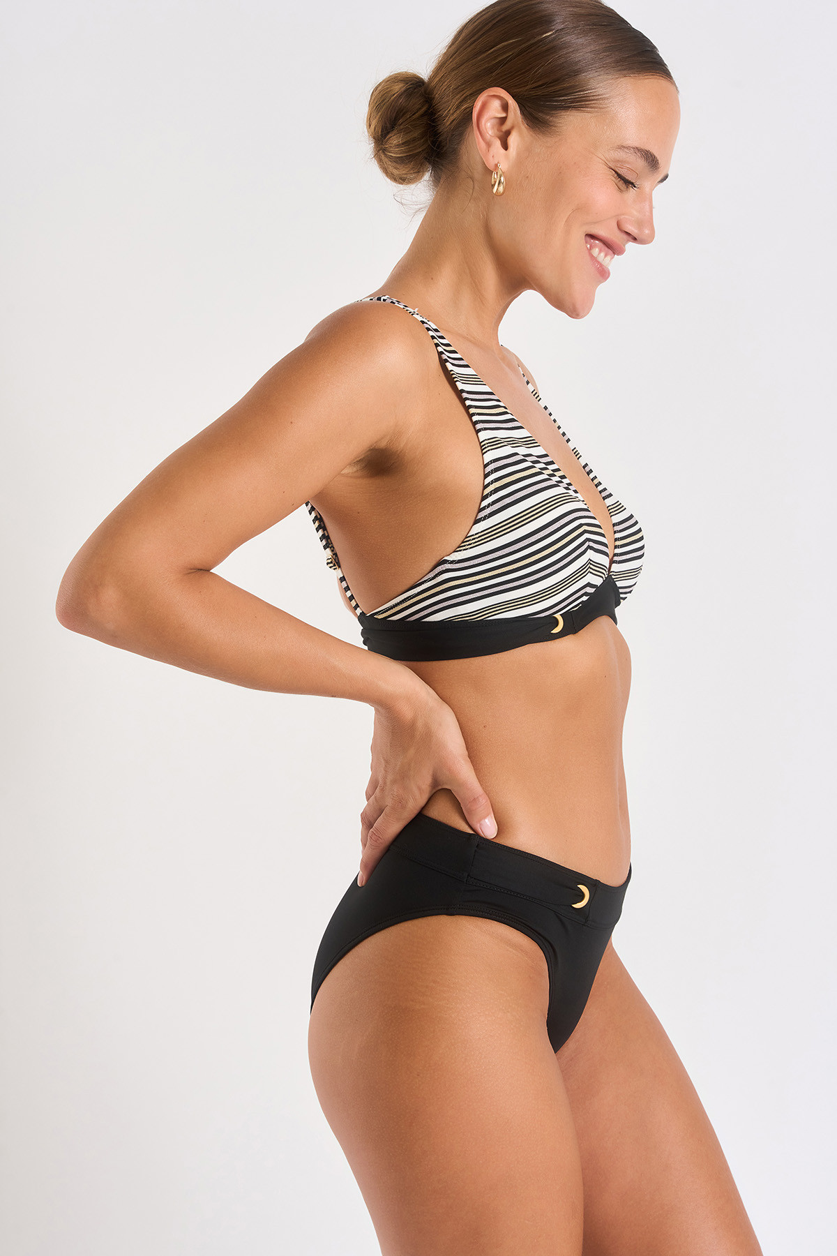 maillot de bain 2 pièces noir MAYLIS & BRUNE ALLIAGE - 3