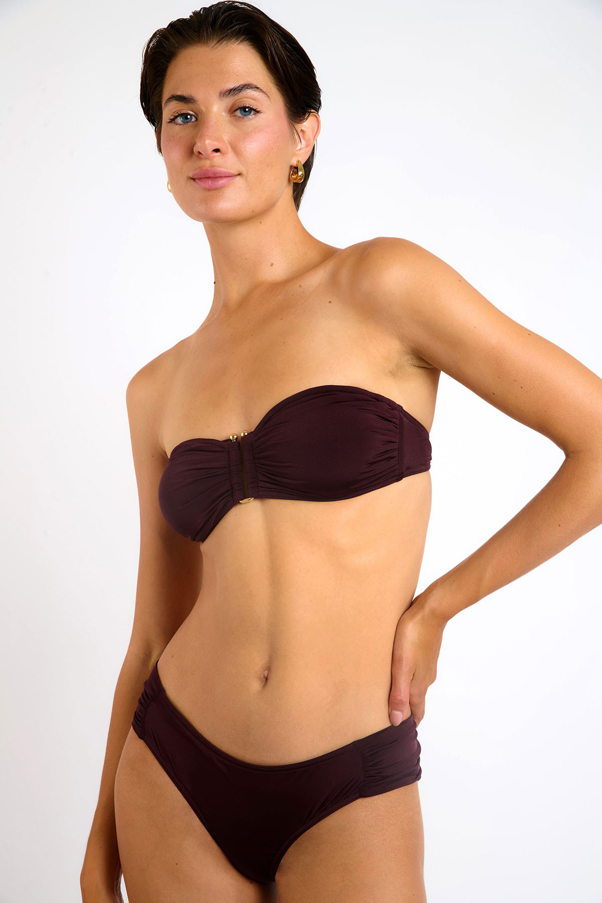 Maillot de bain 2 pièces prune FEDYA & STAEL MANDRAKI - 2
