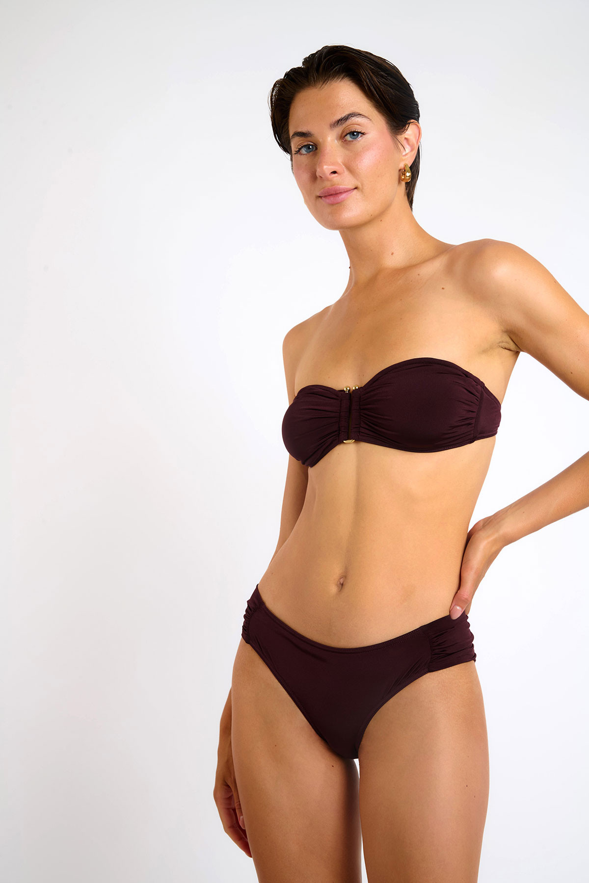 Maillot de bain 2 pièces prune FEDYA & STAEL MANDRAKI - 6