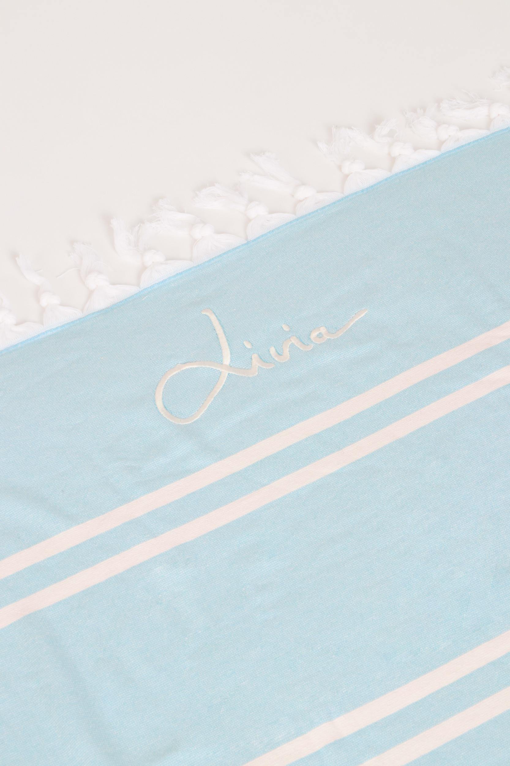 Fouta bleu ciel ATHOS HORTENSE - 1
