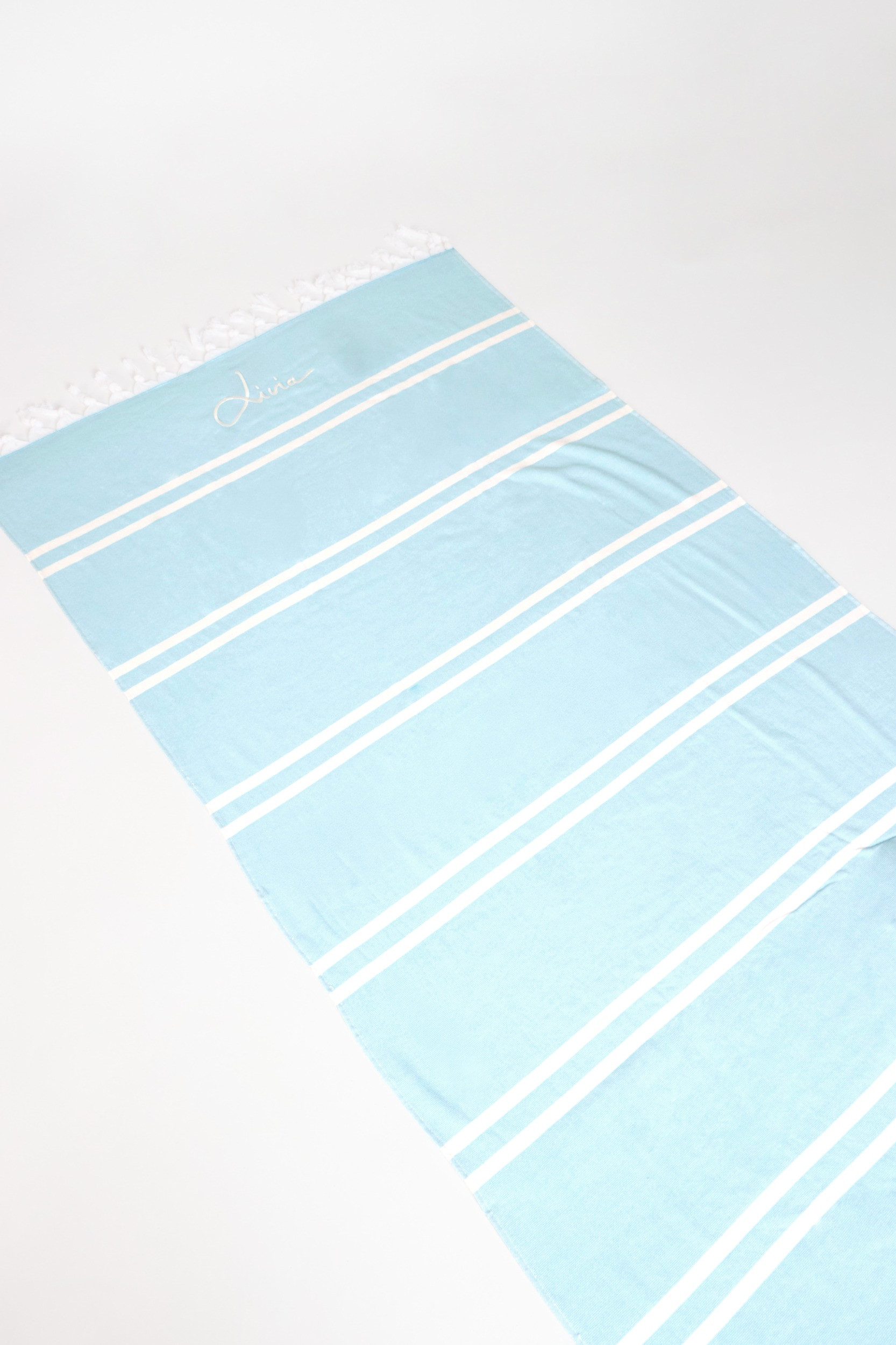 Fouta bleu ciel ATHOS HORTENSE - 3