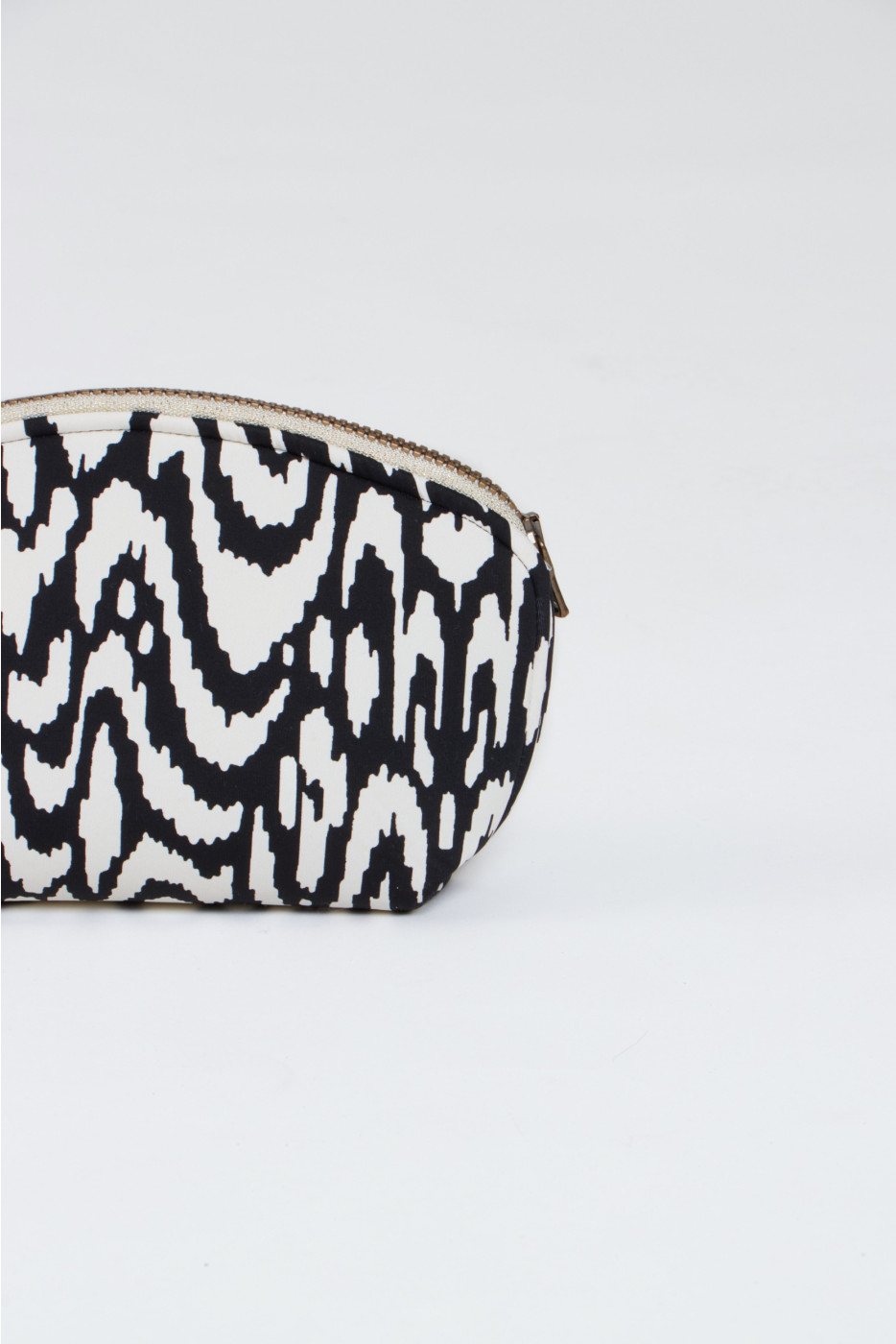 Pochette ANNA SALIS imprimé noir et écru - 3