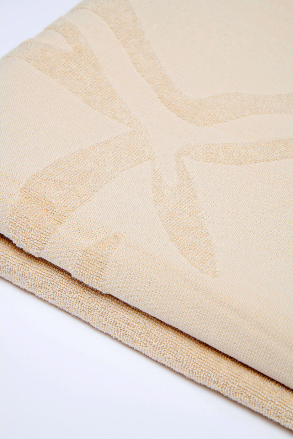 Serviette de plage écrue ILANG BAHEA