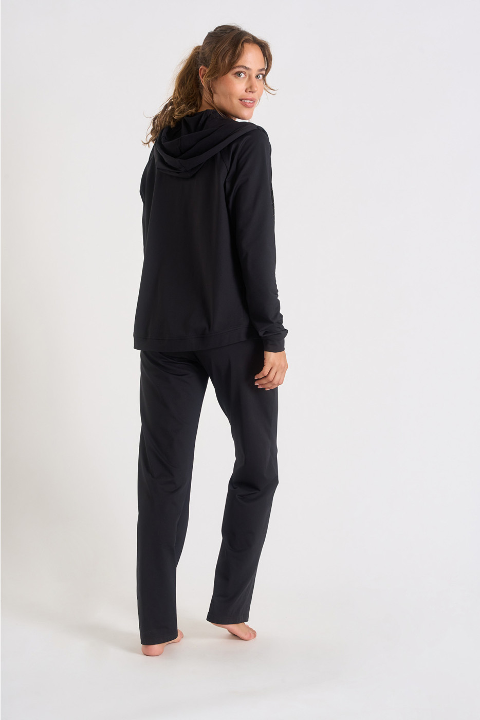 Veste de jogging noire PERIPLE VIATIQUE