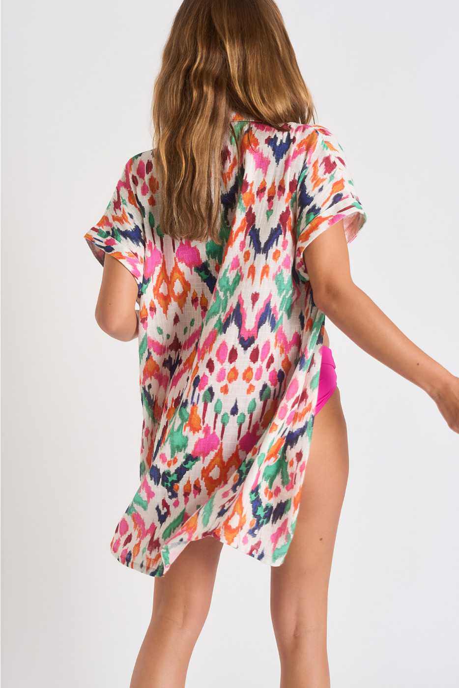 Chemise écrue à motifs PALACA MOTMAKASSAR - 5