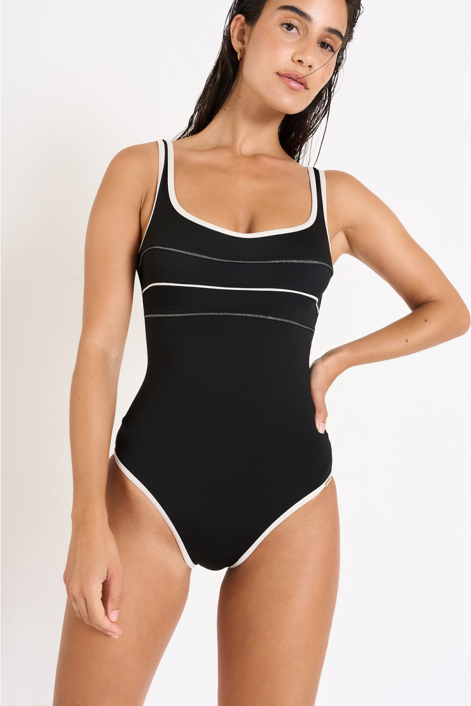 Maillot de bain une pièce noir ANTHENIA NAXOS - 1