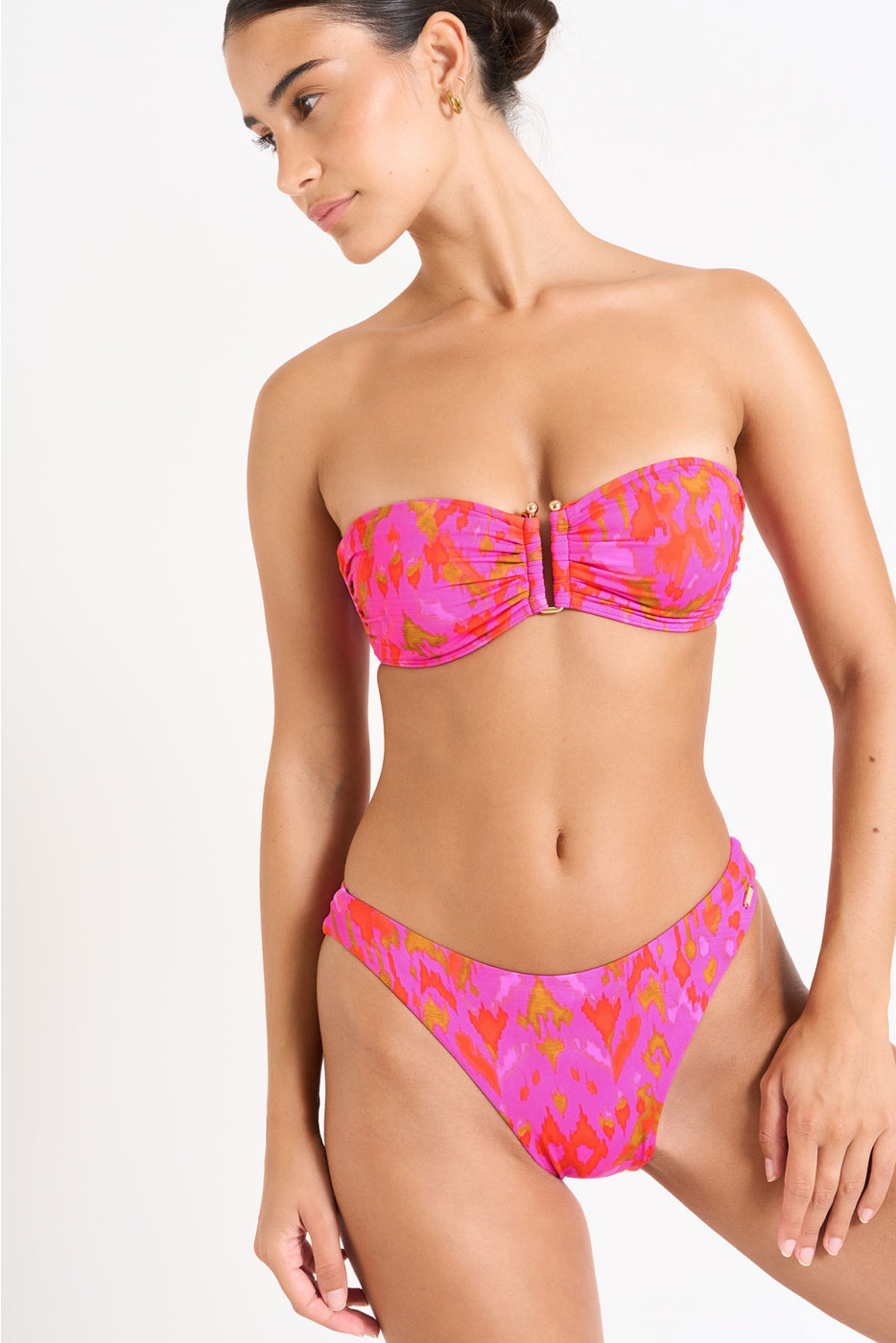 Maillot de bain 2 pièces rose FEDYA & JOELLE INHACA - 2