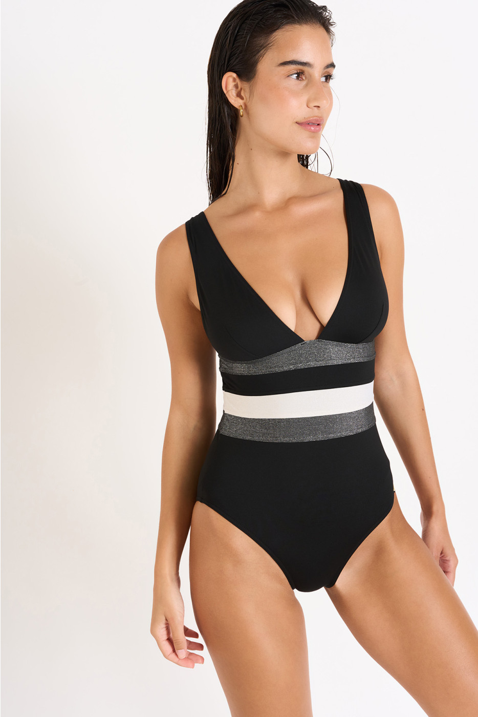 Maillot de bain noir NICOLE NAXOS - 3
