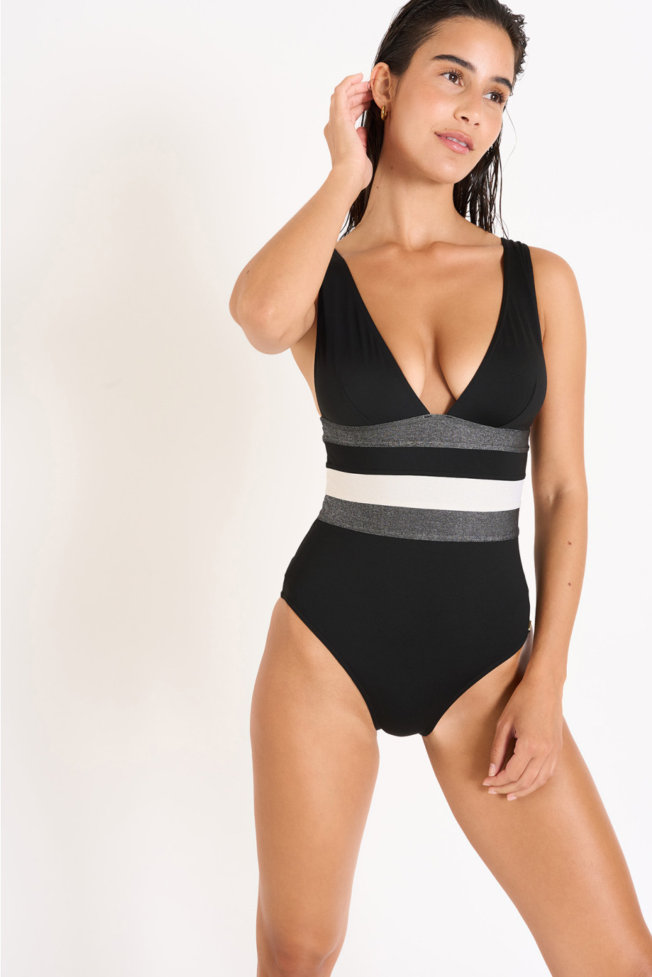 Maillot de bain noir NICOLE NAXOS - 5
