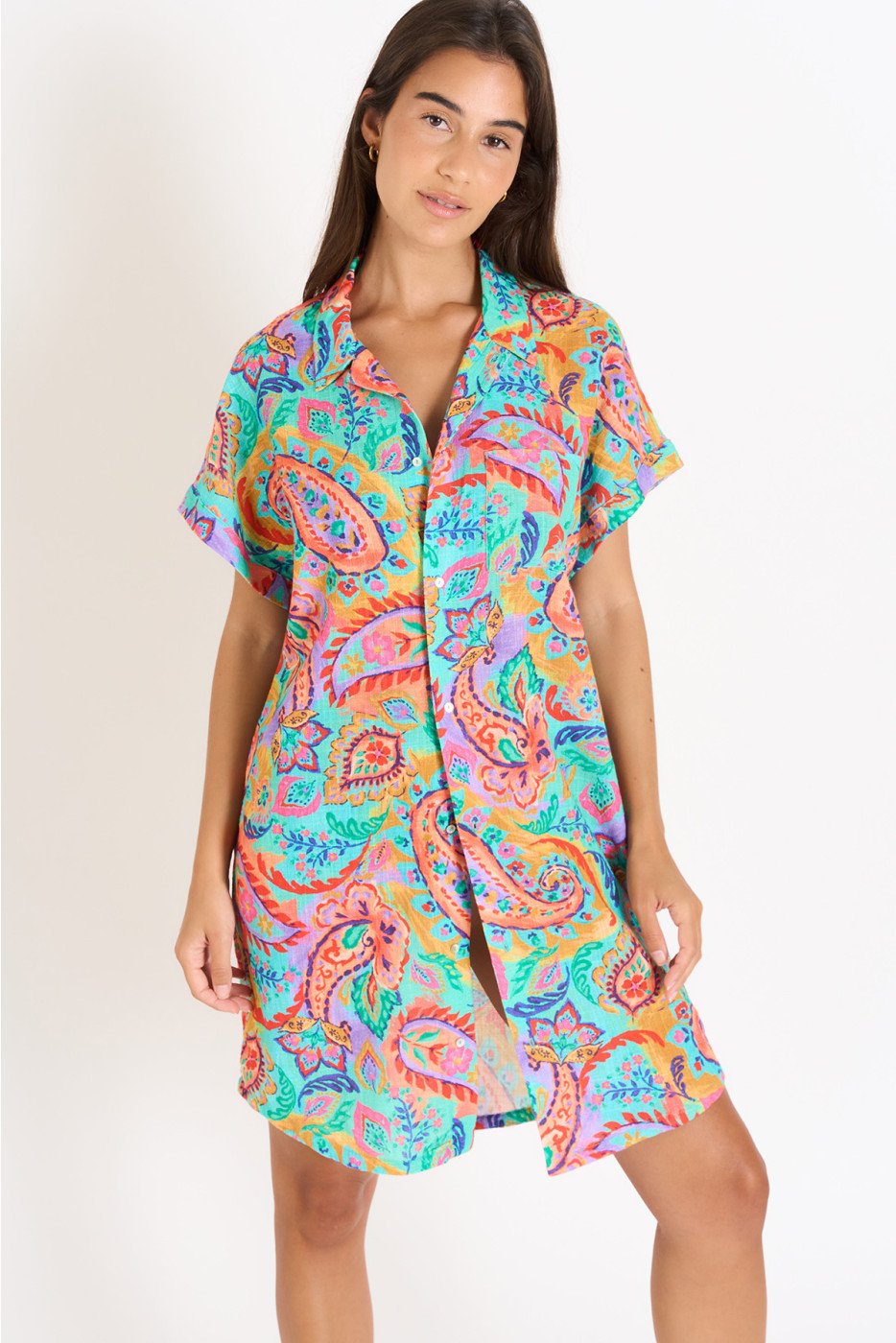Chemise imprimé cachemire PALACA COTPRASLIN - 5