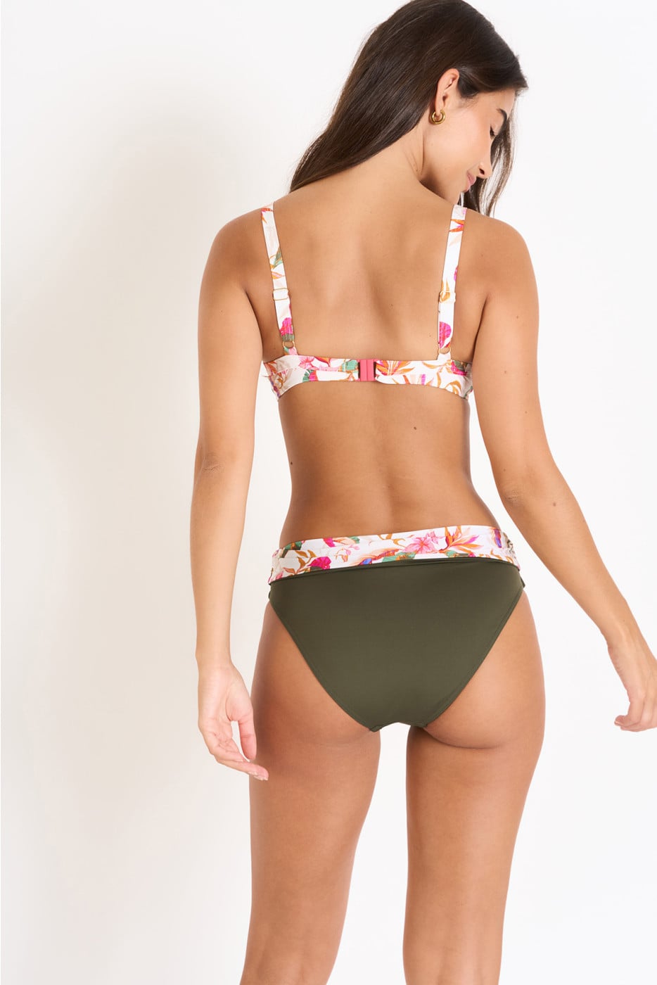 Maillot de bain 2 pièces ecru SASKIA & ADELES BARBERIA - 3