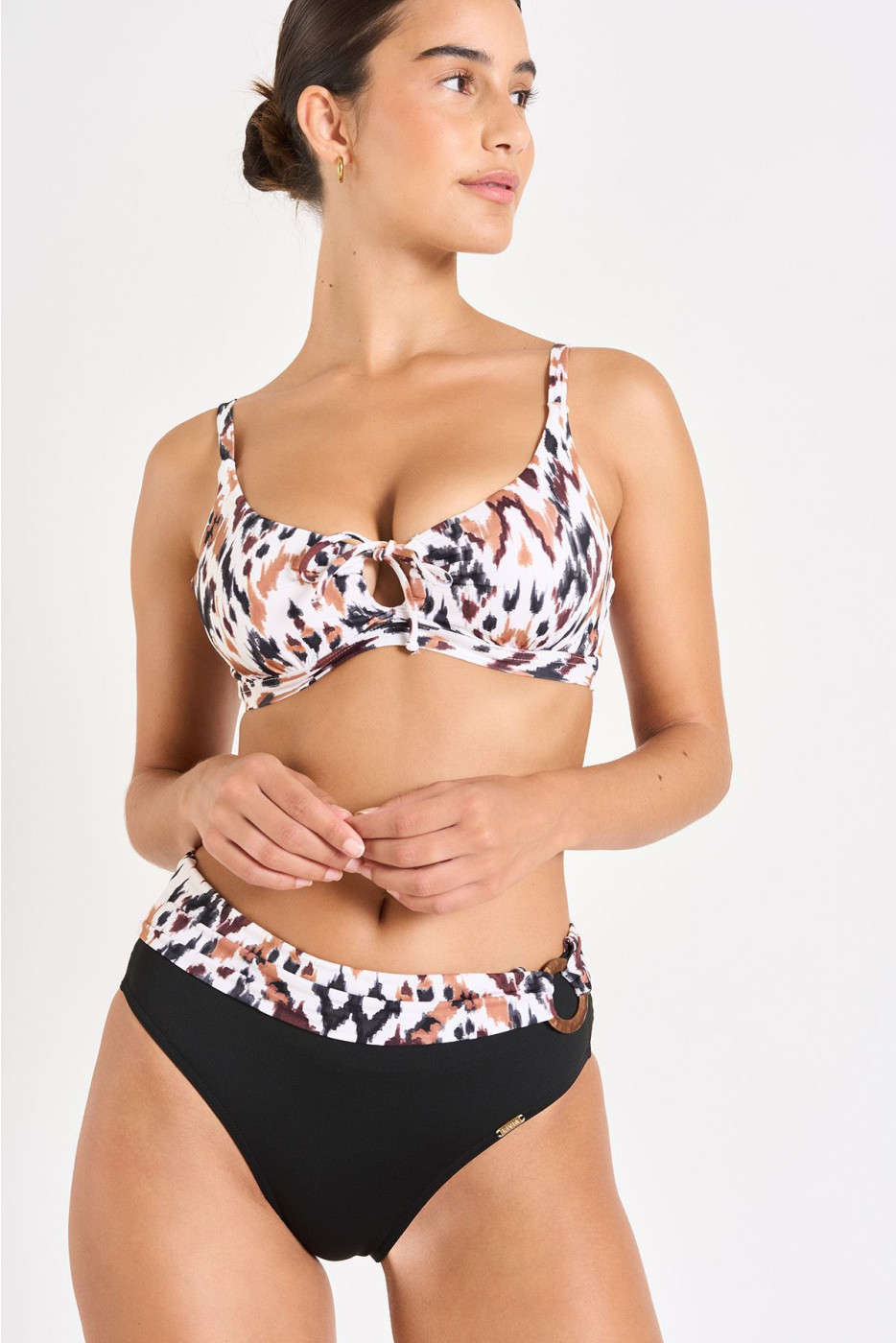 Maillot de bain 2 pièces chocolat SIMONA & MAEVE BANGKA