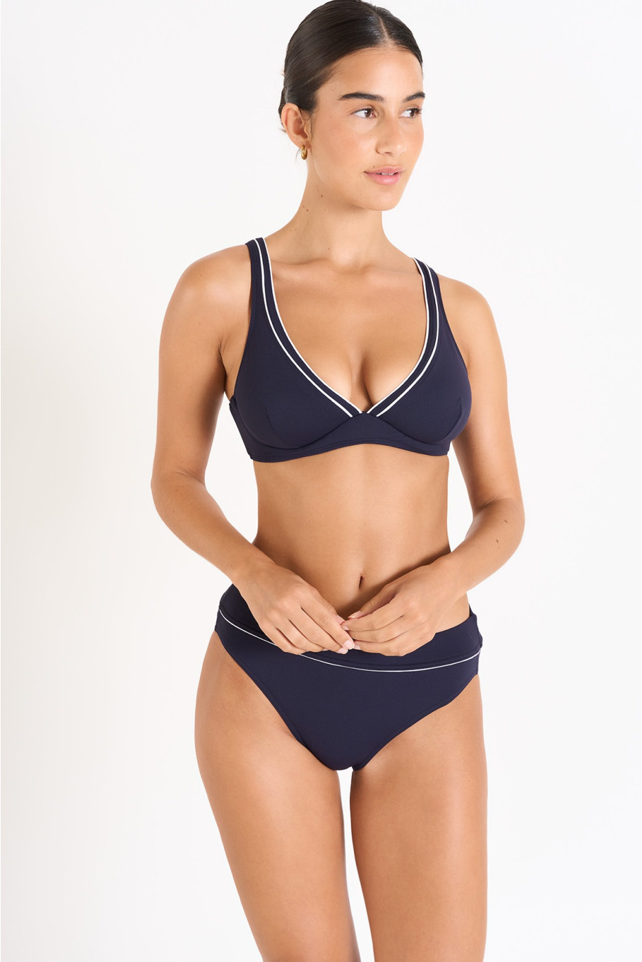 Maillot de bain 2 pièces marine RAVI & KARTHIE TAMARINDO - 4