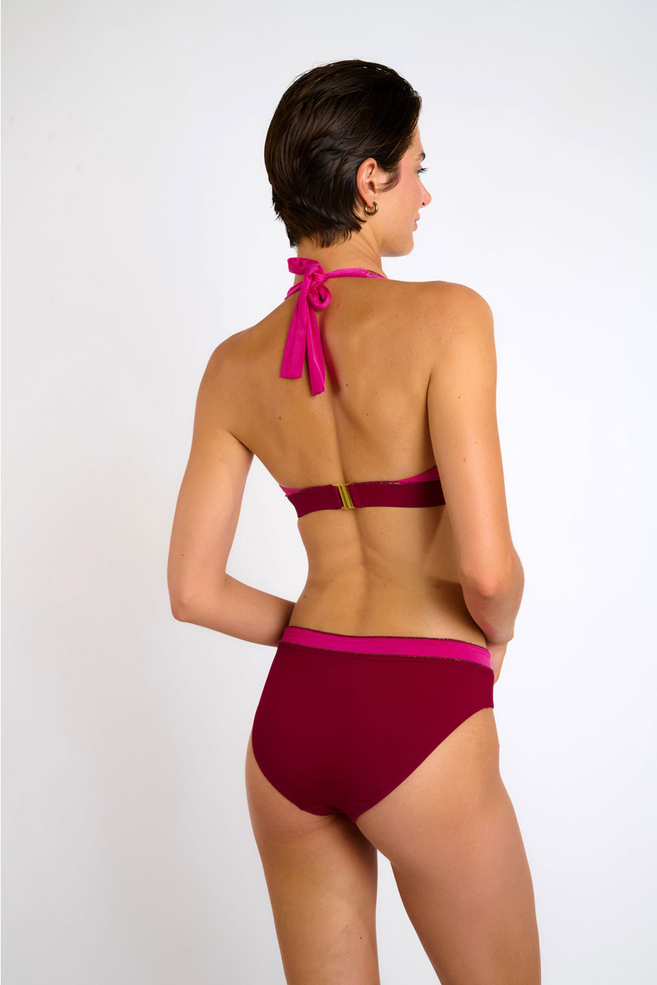 Maillot de bain 2 pièces bordeaux BRUME & BHARTIE FORMOSA - 3