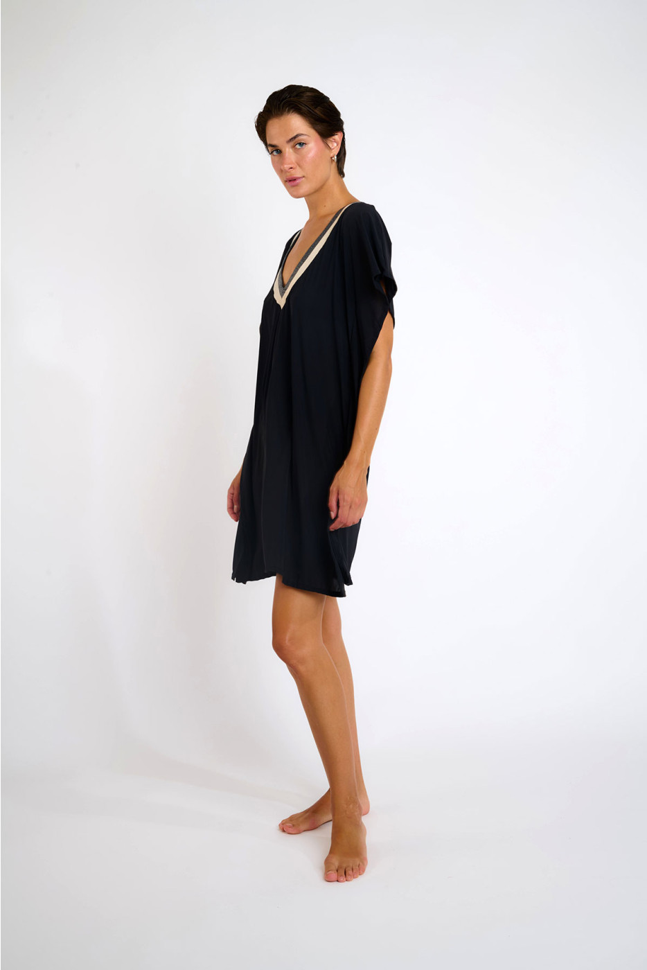 Tunique noire ANANKE SAMOS - 4