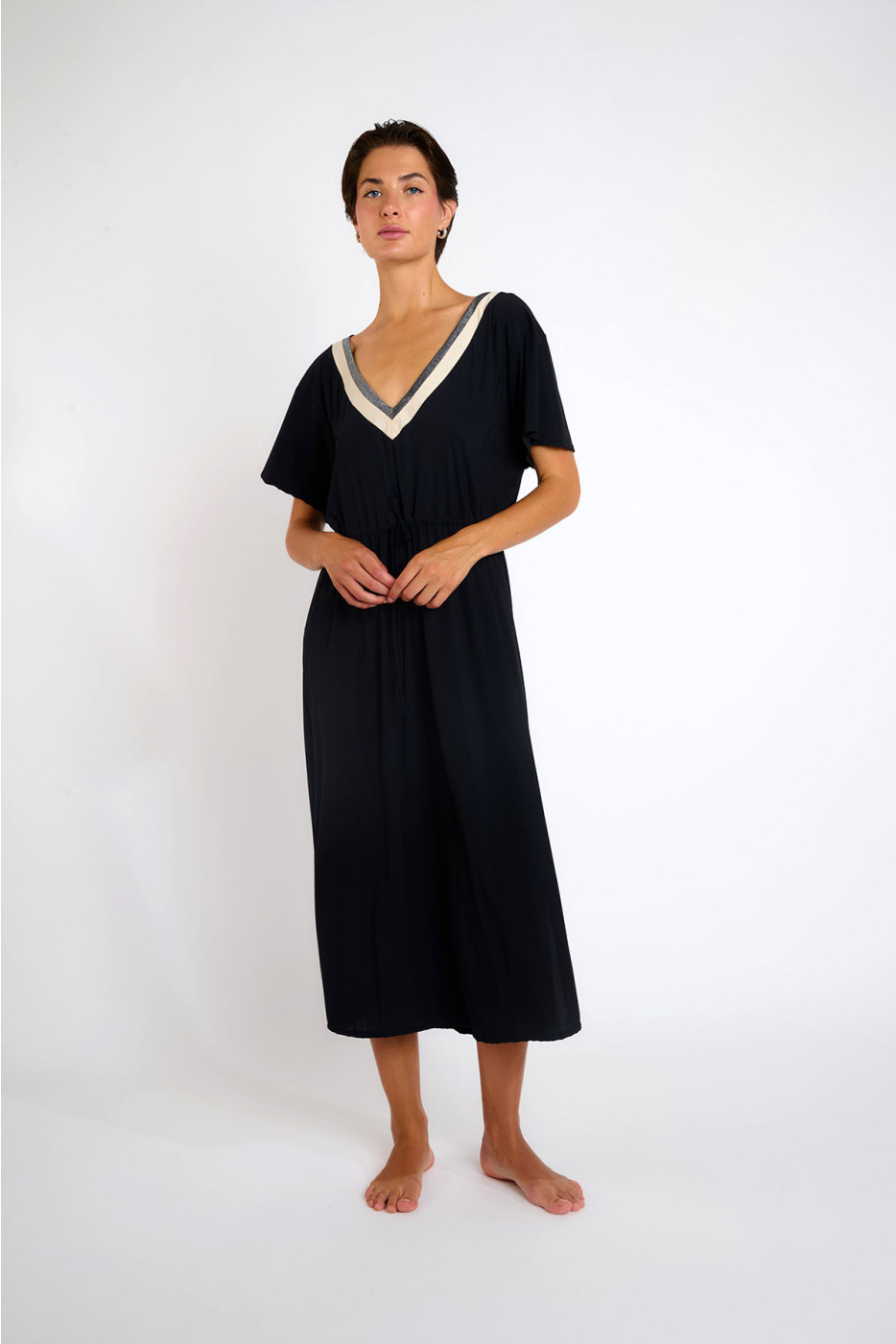 Robe noire SARANDA SAMOS - 5