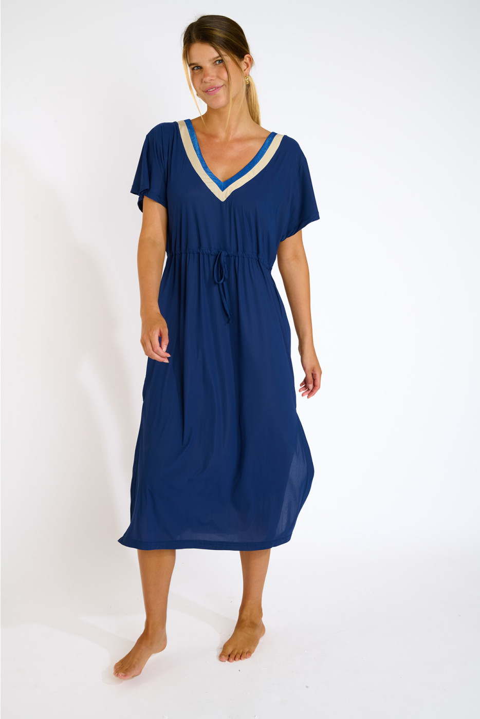 Robe bleue SARANDA SAMOS - 2
