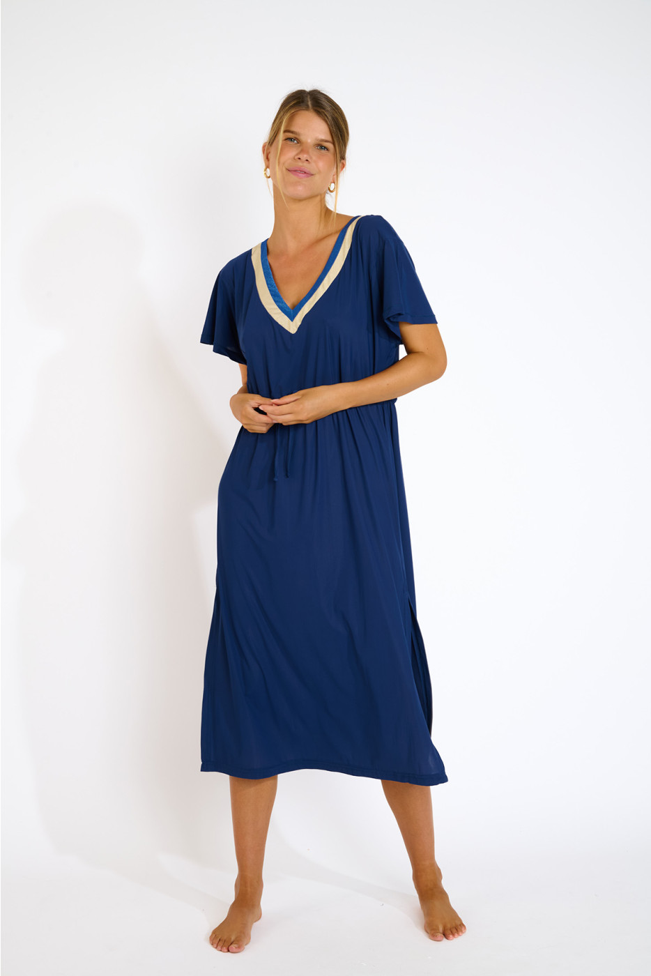Robe bleue SARANDA SAMOS - 4