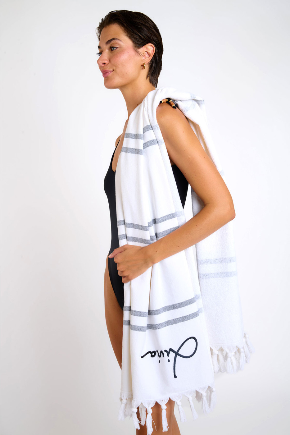 Fouta écru ATHOS HORTENSE