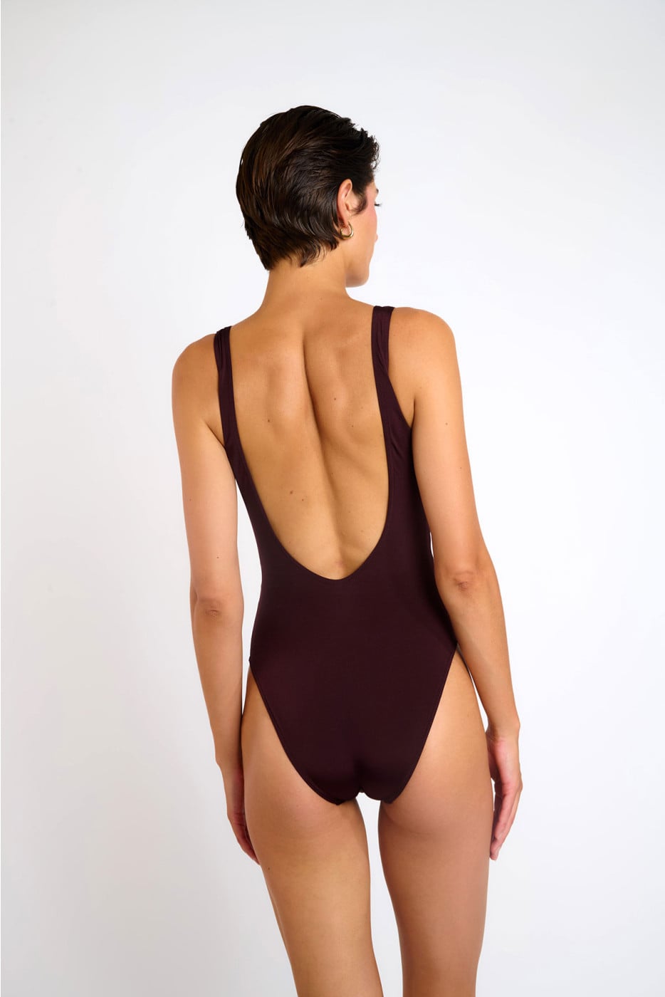 Maillot de bain une pièce marron EVETTE MANDRAKI - 3