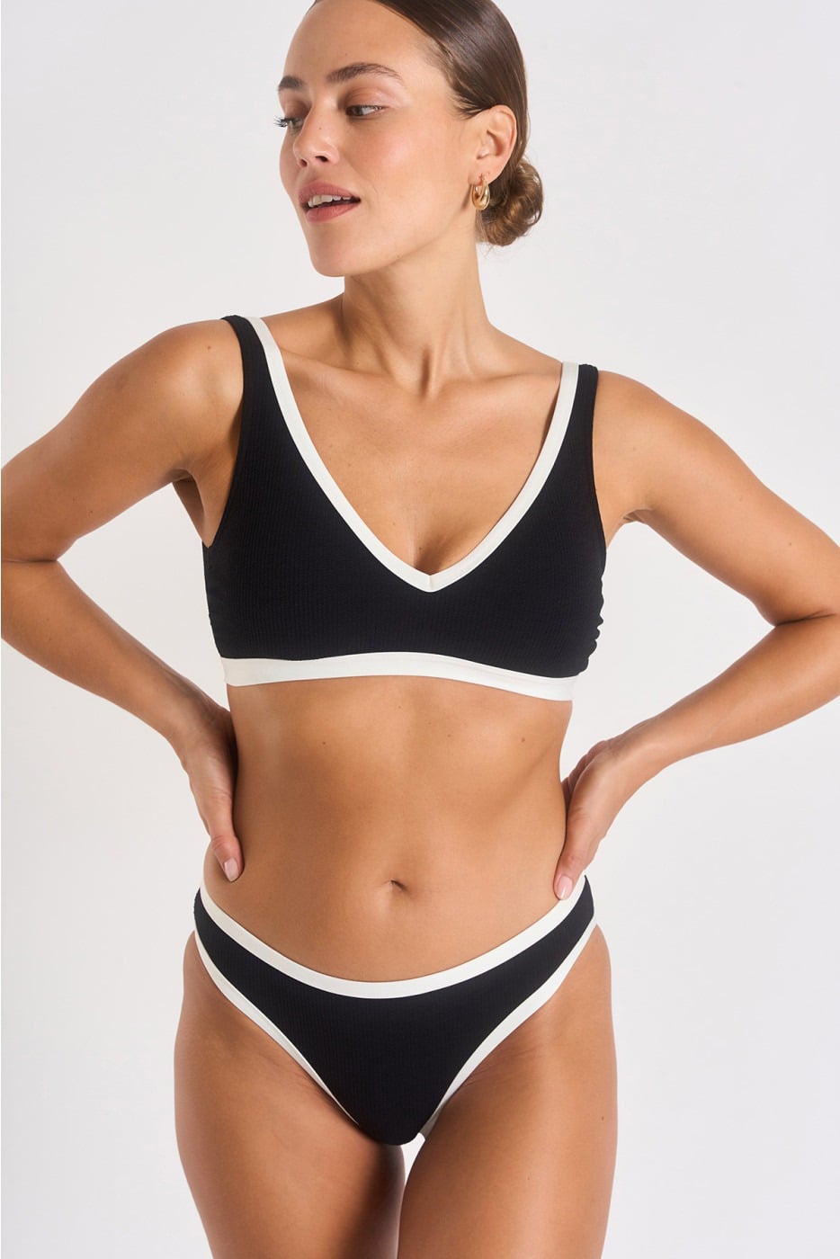 maillot de bain 2 pièces noir LOCANA & REINE PAIMPOL maillot de bain 2 pièces noir LOCANA & REINE PAIMPOL